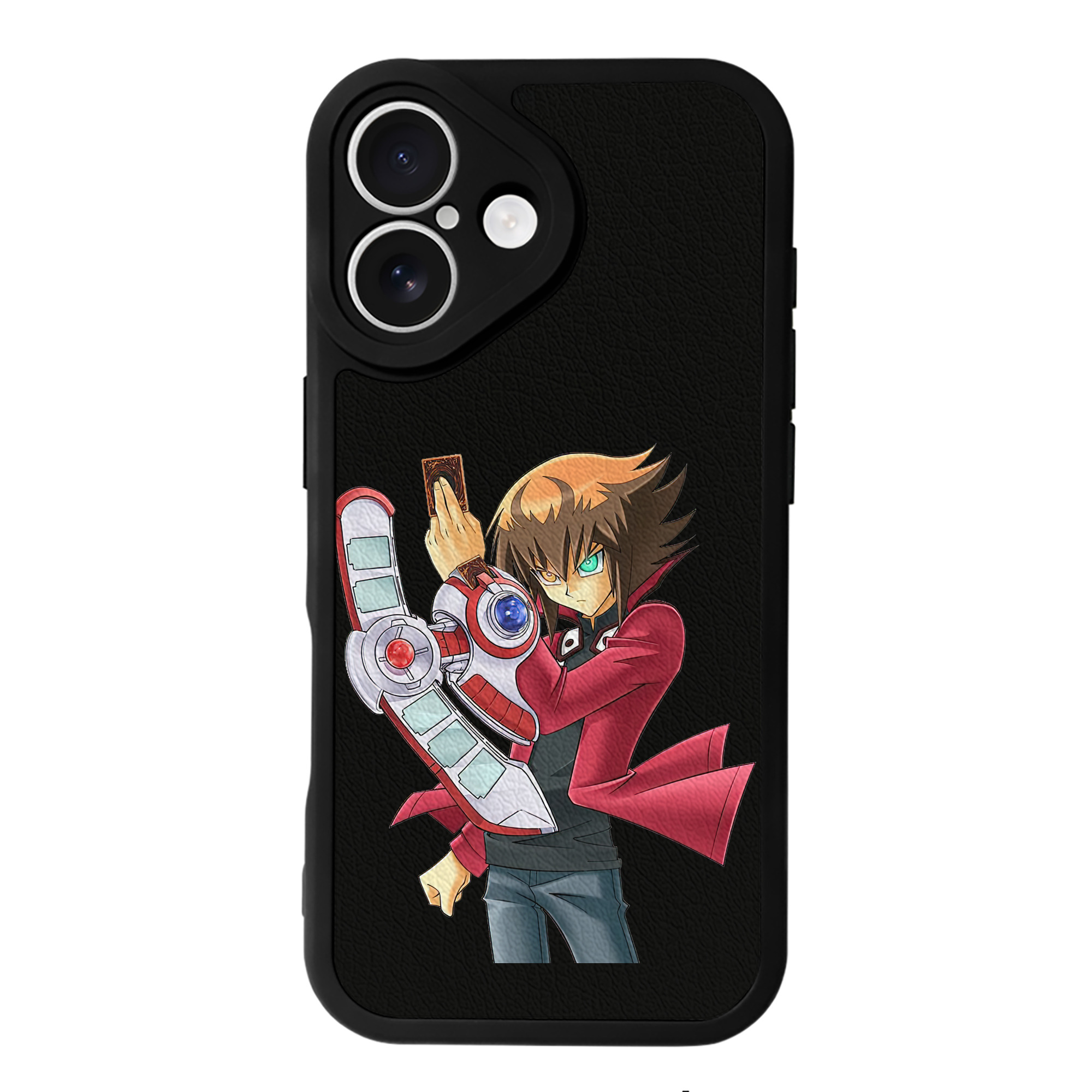 遊☆戯☆王 Yu-Gi-Oh! 【iPhone 16シリーズ対応】シリコンスマホケース（レザー調） 材質：シリコン